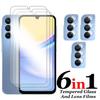 4in1 Soft Fiber Lens Film+9H Anti-Scratch Tempered Glass Flim For Samsung A57/37/27/17 A56/36/26/16 A55/35/25/15 Protection Flim