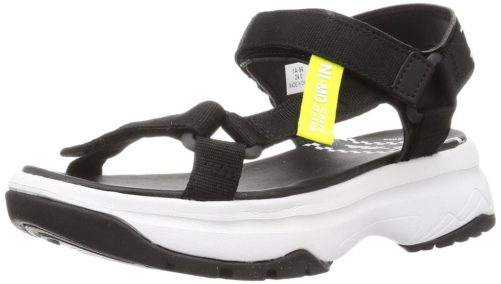 Moonstar NM J036 2E Girls' Sandals, Black, 21.0 cm,