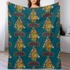 Death On The Nile Retro Throw Blanket Lightweight Warm Blanket for Travel Camping