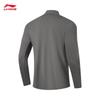 Li-Ning Men's Fleece-Lined Sports Long Sleeve Stand Collar T-Shirt