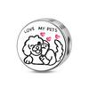 Cute Capybara Pendant Charm Cat Pet Bracelet DIY Bead Jewelry Gift for Girls