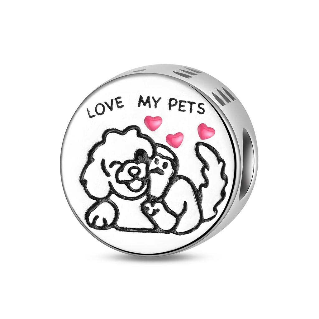 Cute Capybara Pendant Charm Cat Pet Bracelet DIY Bead Jewelry Gift for Girls