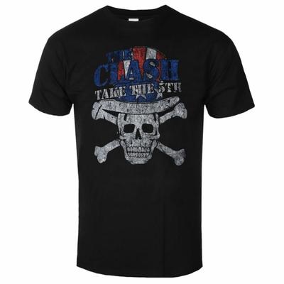 The Clash Take The 5th Patternprint Tshirt Classic Hardcore Punk Band Tshirt Suitable For Both Unisex And Unisex