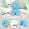 Plush Highland Cow Doll Snuggling Hugging Sofa Ornament Birthday Gifts Teens brown