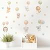 Little Animals Balloon Wall Sticker Living Room Bedroom Kids Room Kindergarten Wall Decoration Self-Adhesive