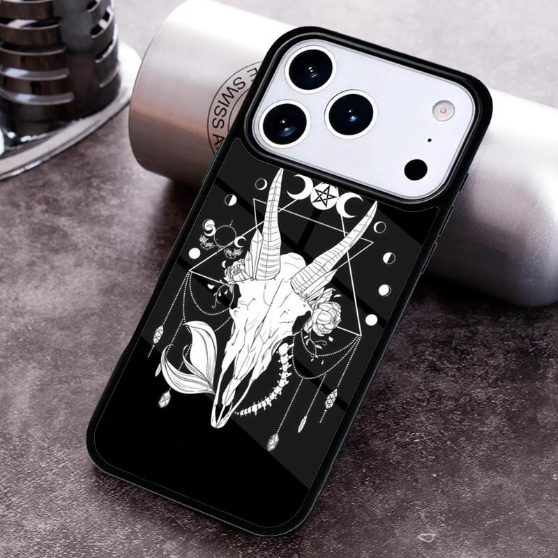 Witchcraft Occult Pentagram Phone Case For iPhone 17,16e,15,14,13,12,11,Mini,Pro,MAX soft Silicone Cover