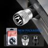 TR-24Pcs Car Metal Wheel Tire Air Valve with the Box Stem Caps Dustproof Covers For Honda TYPER CRV Civic XR-V HR-V City Accord Jazz