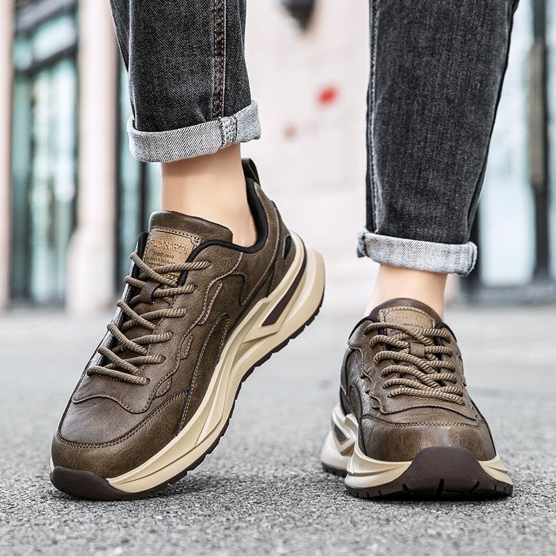 Light Luxury Low-top Thin-soled Cushioning Sports Shoes, High-quality Comfortable Casual Shoes, New Dad Shoes