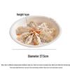 Xingfang Double-Layer Draining Dumpling Plate with Vinegar Dish