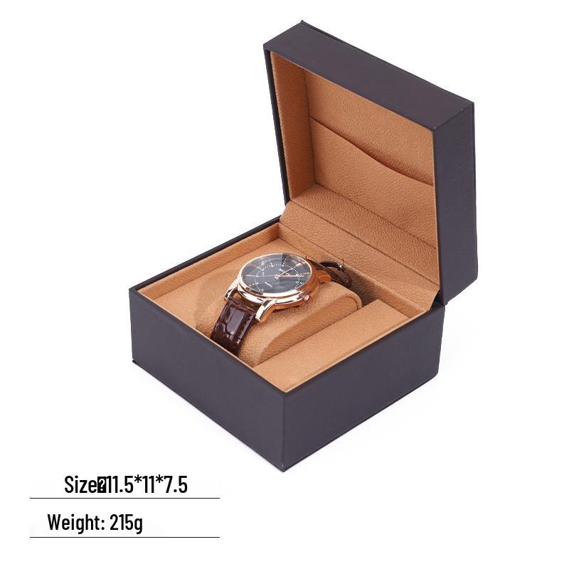 PU Watch Box: Flip-Top Display & Storage for a High-End Feel