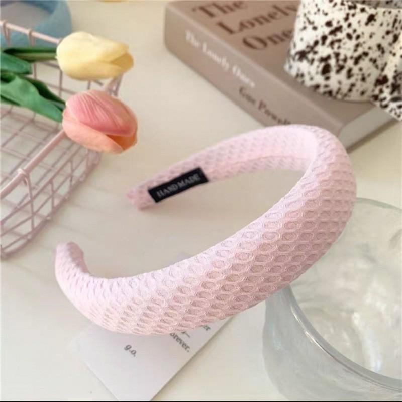

Женский розовый летний широкий обруч для волос 2023: Головной убор Sweet Temperament для умывания лица