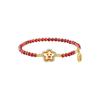 Natural stone crystal geometric beaded bracelet retro high-end bracelet women's niche light luxury versatile jewelry