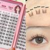 Lazy Cat Elf Eyelashes Book 180pcs Large Capacity Enlarge Your Eyes Naturally DIY Lash Clusters with Glue Set