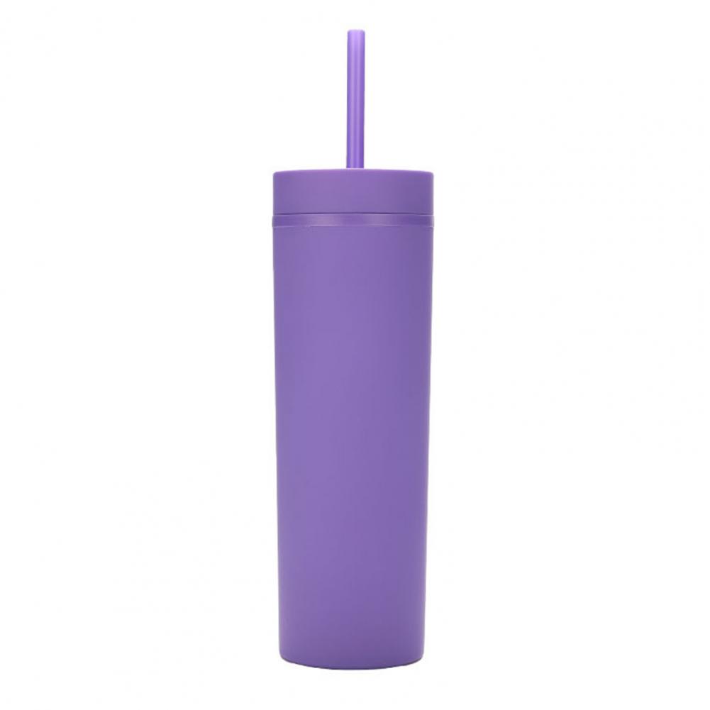480ML Sippy Cup Leak Proof Wide Mouth 16 Oz Drinking Cup With Straw And Lid Spill Proof Insulated Water Bottle For Gym Travel