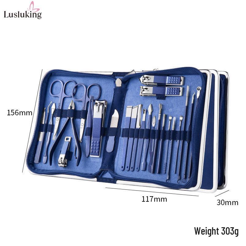 Carbon Steel Nail Clipper & Manicure Set: Household Beauty Tools