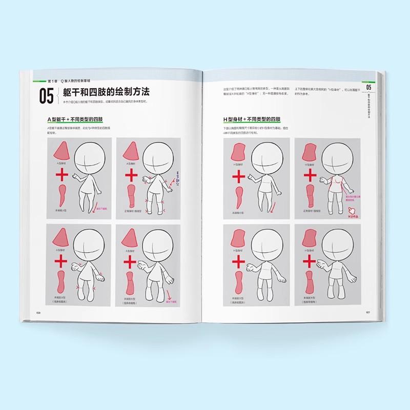 Draw the Q-version character like this Painting Drawing Art Book