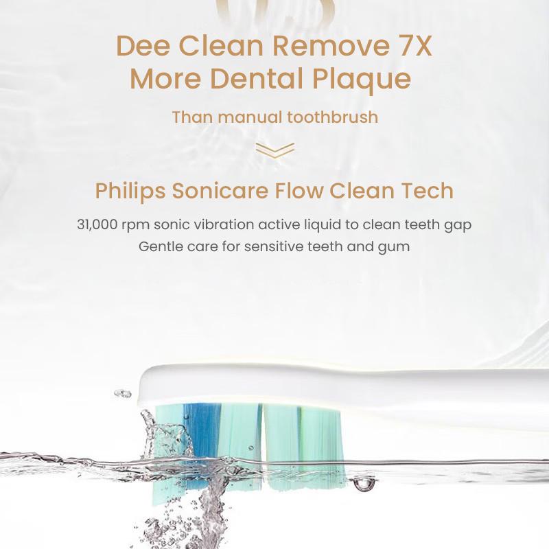 Philips HX3697 Electric Toothbrush Adult Health Gingival Protection Series Variable Pressure Sensing Belt UV Sterilization Toothbrush Box with 3 Modes