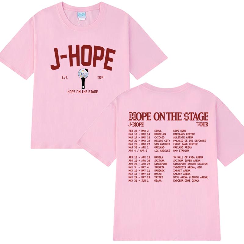 Kpop J-Hope Hope On The Stage Tour Setlist printed T shirt 2025