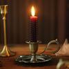 Vintage Candle Holder Retro Bronze Handheld Candlestick Zinc Alloy for Table Decor Home   Decoration