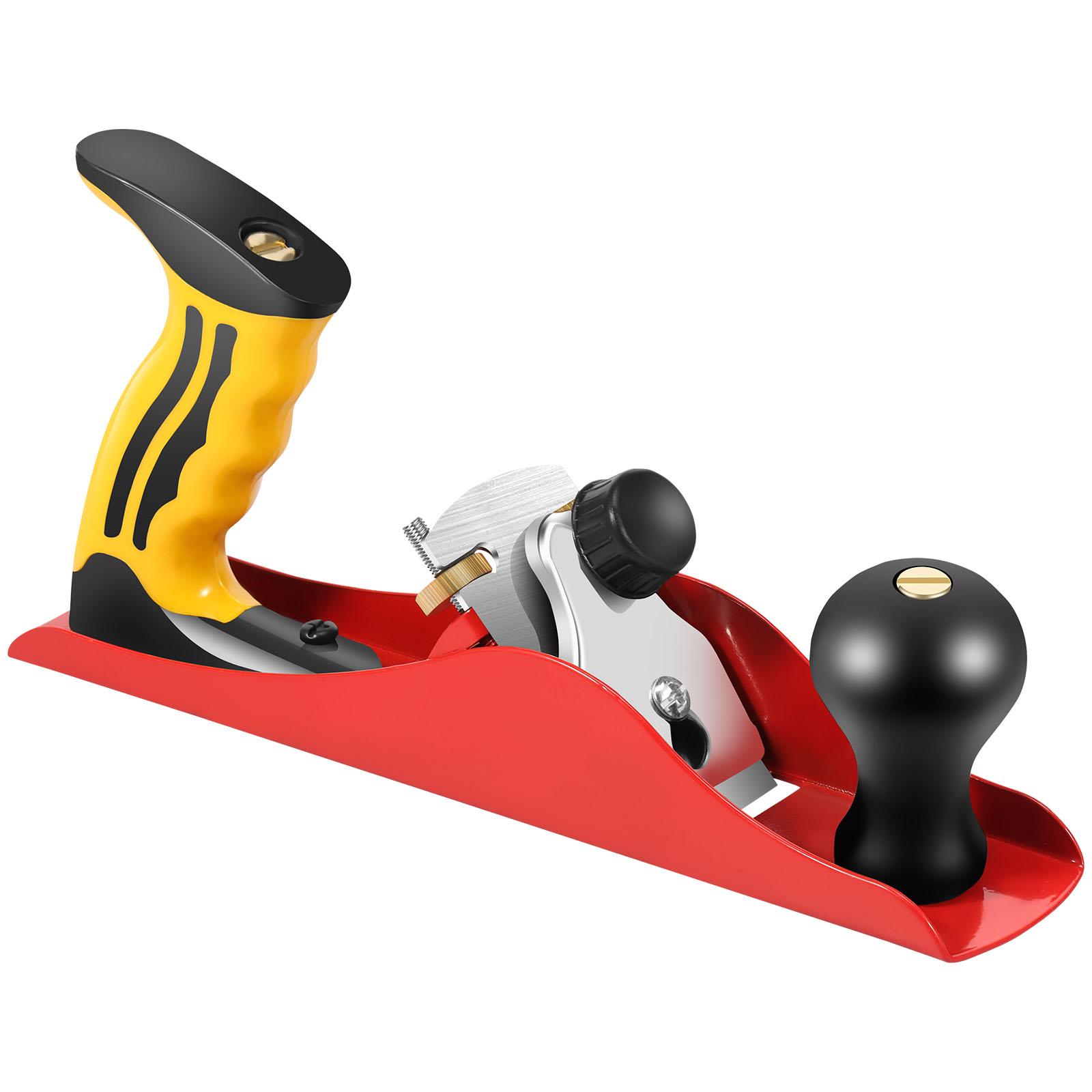 

Carpenter s Handmade Planer Carpenter s DIY Adjustable Hand Board Planer Rust Proof And Polishing Planer red yellow 1pc