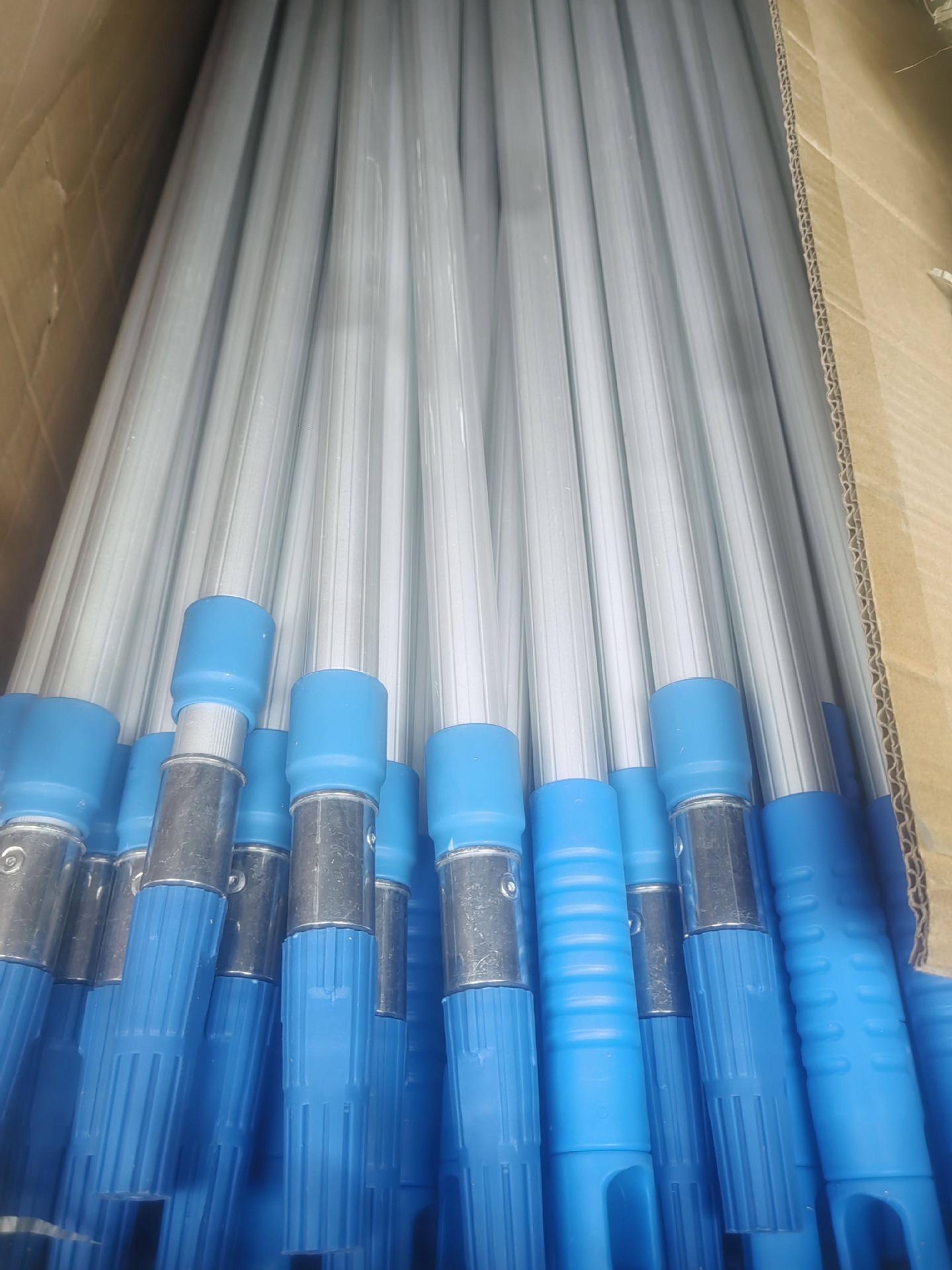 2-Meter Aluminum Telescopic Pole for Paint Rollers and Wall Painting Tools Aluminum Head Telescopic Pole
