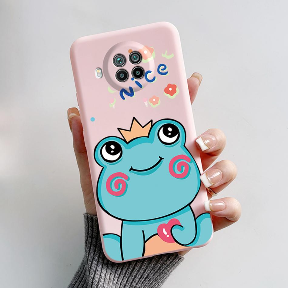 For Xiaomi Mi 10T Lite Case Cute Cat Cartoon Bear Frog Soft Silicone Back Cover For Xiaomi Mi10T 10 T Lite 5G Bumper Phone Case