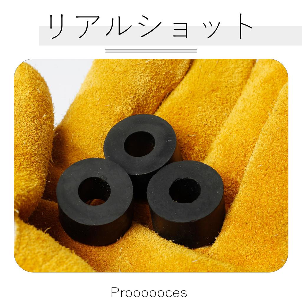 10 X Rubber Spacers 10mm ID X 25mm OD X 15mm Length Screw Standoff