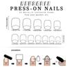 24 Pcs Short Square False Nail French Tip Stick On Nail Artificial Nail Glossy Press On Nail Acrylic Nail for Woman