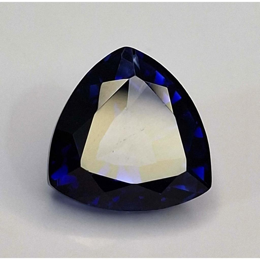 Trillion Cut Natural Blue Sapphire 11-13 Ct Stunning Certified Loose Gemstone