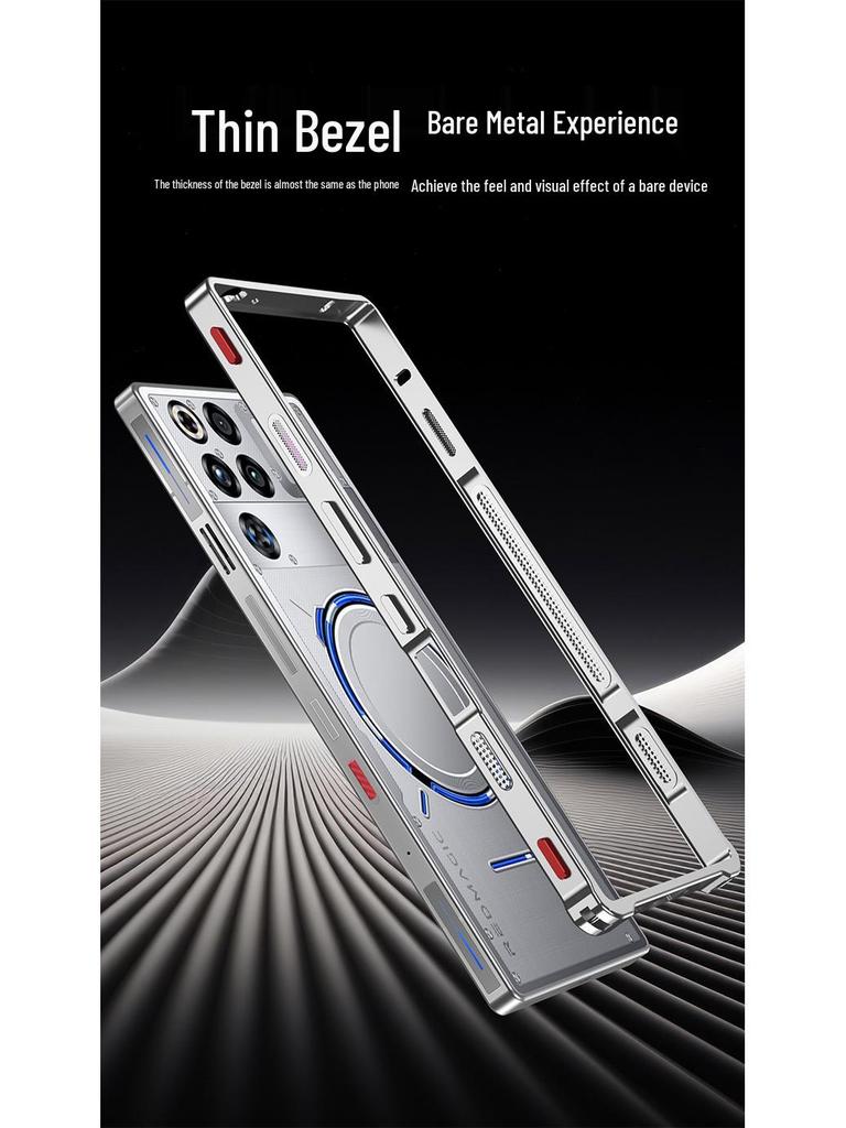 RedMagic 11 Pro Fibbia Metallica Antiurto Dissipazione del Calore Custodia Supercar