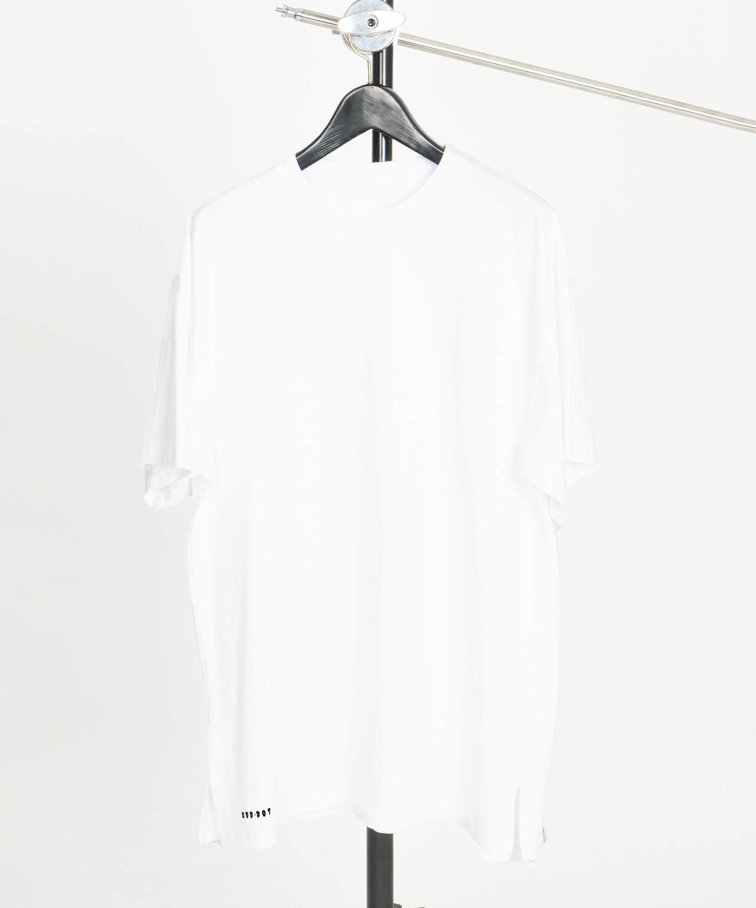 Odd Dot Logo Layered T-Shirt_White White/Free