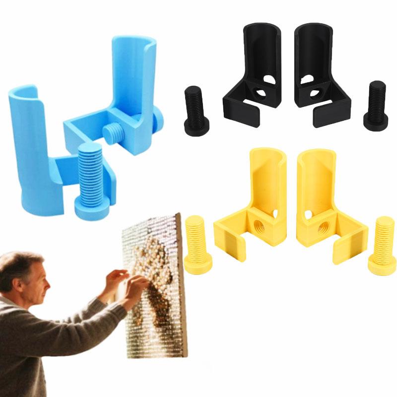 Diamond Painting Holder Diamond Painting Scroll Holder Diamond Painting Canvas Clamp, Suitable for 1-4cm Thick Table Boards