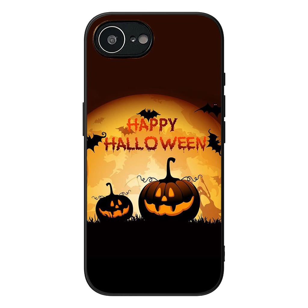 Little Ghost with Halloweens Pumpkin Skull Phone Case for Samsung Galaxy Note 20 9 10 S8 S10 Lite S9 Plus A54 A53 A21S S10E A17