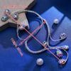 Exquisite Rhinestone Wedding Headband Luxury Colorful Wedding Headpiece  Party Outfits