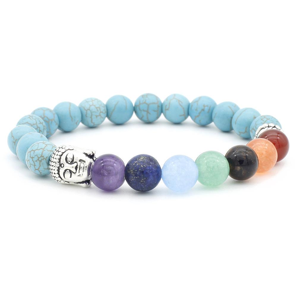 JYL TS Bracelet Colorful Stone  Volcanic Style Brings Vibrant Luck And Joy