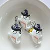 10 Pcs Cute Cartoon Halloween Ghosts, Skeletons, Pumpkins Flat Back Resin DIY Jewelry Hairpin Craft Decoration Accessorie