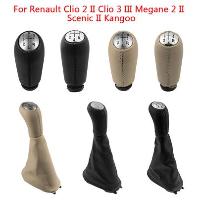 Renault Clio 2 II Megane 2 II Kangoo İçin Vites Topuzu Vites Kolu Körüğü Kılıfı Araba Aksesuarları İç Mekan Yedek Parça