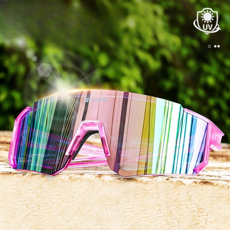 1pc New Cycling Glasses Bike Sunglasses Men UV400 Eyewear Outdoor Sports MTB Goggles Bicycle Women Riding Hiking Sunglasses