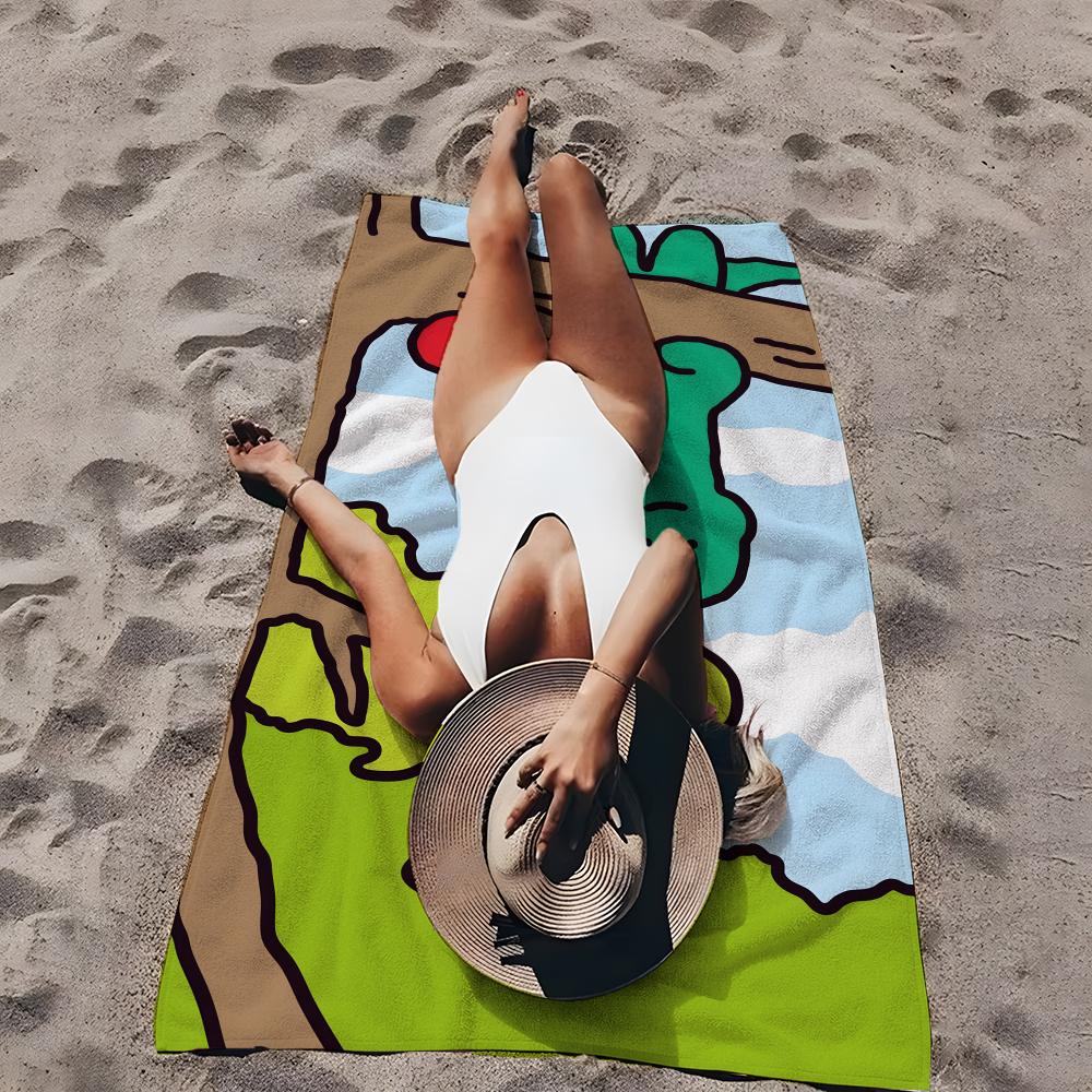 Character J-JOGUMANs Towel Towel beach towel, quick drying absorbent bath towel for Swim,Gym,Camping,Outdoor hot