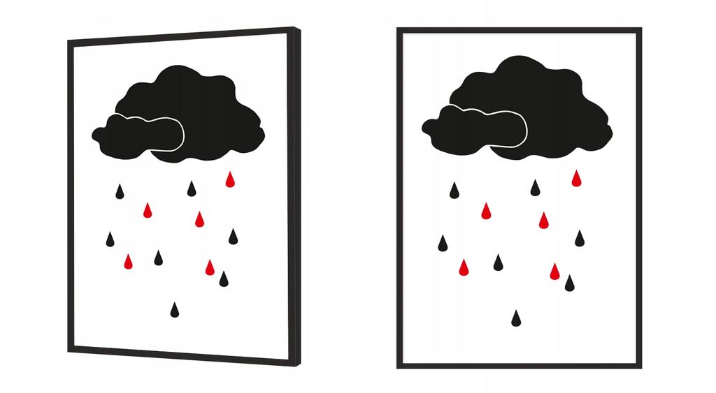 Picture Poster In a Frame A4 Cm Cloud PD120