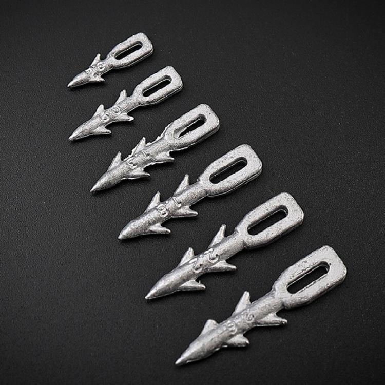 10Pcs Fishing Weight Ladder Fishing Sinkers Corrosions Resistant Suitable For Night Fishing & Different Water Conditions
