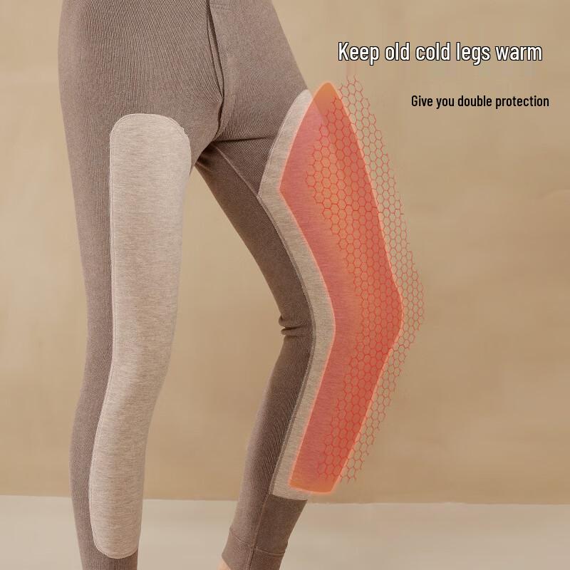 OEING Men's Wool Thermal Knee Protector Pants