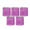 10pcs Gold Silver Napkin Ring Chairs Buckles Wedding Event Decoration Crafts Rhinestone Bows Holder Handmade Party Supplies