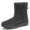 Jinshiyuanshu Women's Shoes Cotton Shoes Winter Boots Fleece Thickened Warm Snow Boots Processing Customized Cotton Boots
