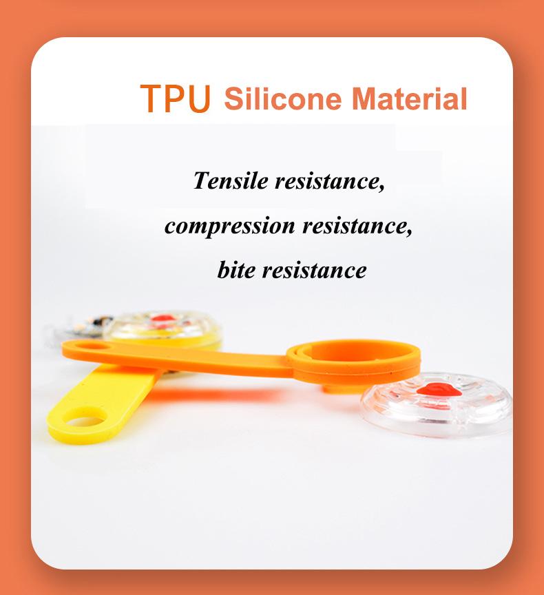 1PC LED Haustier Hund Katze Halsband Anhänger Nacht Sicherheit Katze Leuchtende Licht IPX7 Wasserdicht Blinkende Harness Mit Licht für Hund Zubehör