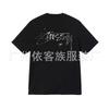 Camiseta de Algodón Streetwear para Hombre y Mujer Corte Holgado Manga Corta Camiseta Gráfica Casual Unisex Cuello Redondo