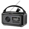 12000mAh Solar Hand Crank AM/FM/NOAA Weather Radio with 2 Solar Panels Multifunction Radio Reading Lamp for Camping Hiking Tents