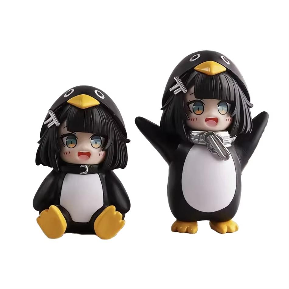 Op Voorraad Gugugaga Kleine Pinguïn Administrator Pvc Actiefiguur Model Anime Collectie Bureau Display Decoratie Verrassingscadeau