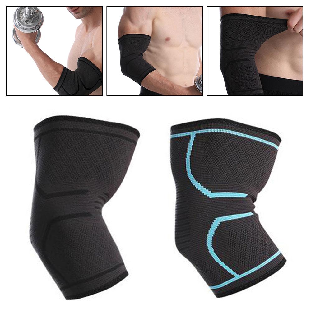 1PCS Elbow Support Elastic Gym Sport Elbow Guard Pad Absorb Sweat Sport Basketball Arm Sleeve Elbow Brace Fitness Protector