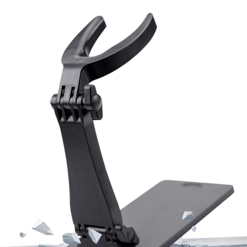 Foldable Universal Barcodes Readers Holder Adjustable Angle Plastic Design For Schools Supermarkets Offices